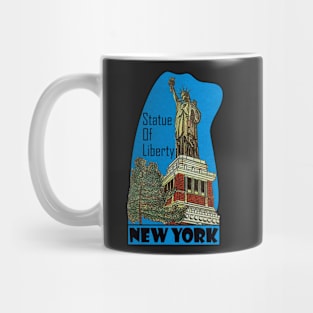 Statue Of Liberty New York Vintage Style Mug